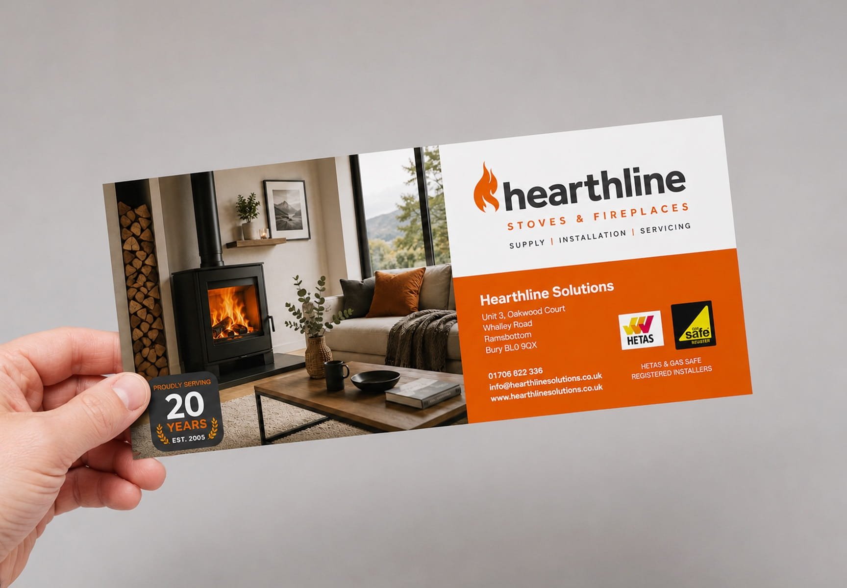 DL Landscape Leaflet for a Service Company