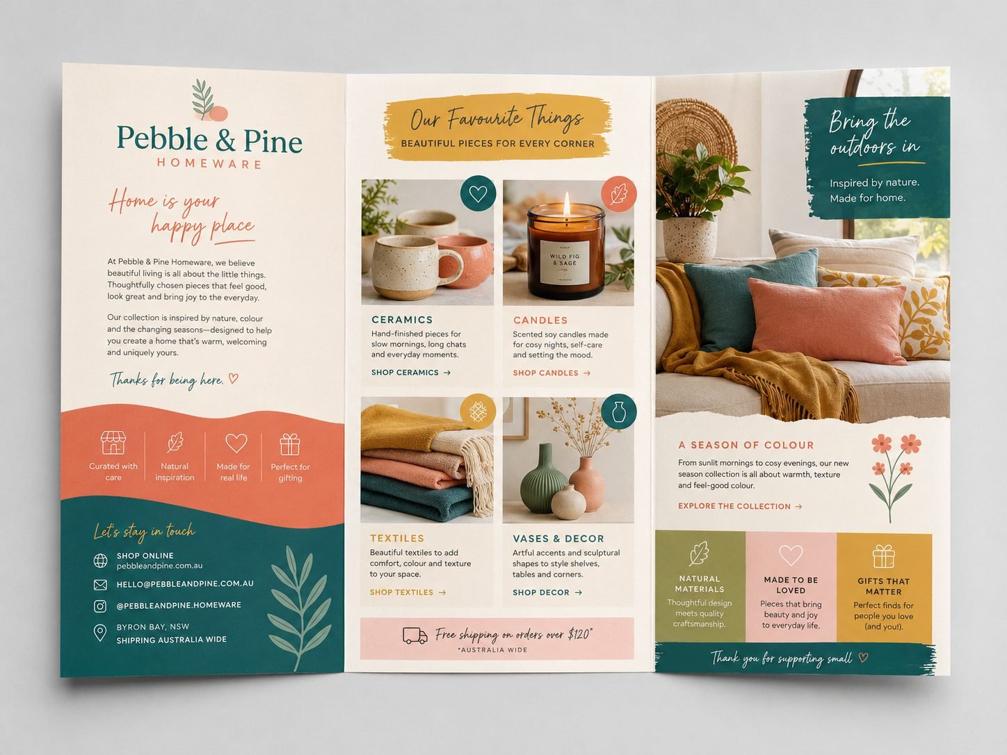 Leaflet Design design example for Retail & Shops